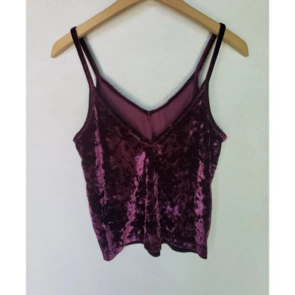 PINK BY VICTORIA SECRET WOMENS SLEEPWEAR CAMISOLE VELVET MAROON SMALL XS - Picture 3 of 8